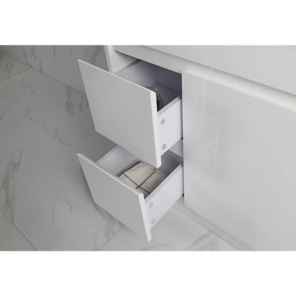 Maya Gloss White Wall Hung 360mm Depth Vanity 600mm 750mm 900mm 7 Maya Gloss White Wall Hung 360mm Depth Vanity 600mm 750mm 900mm - Image 7