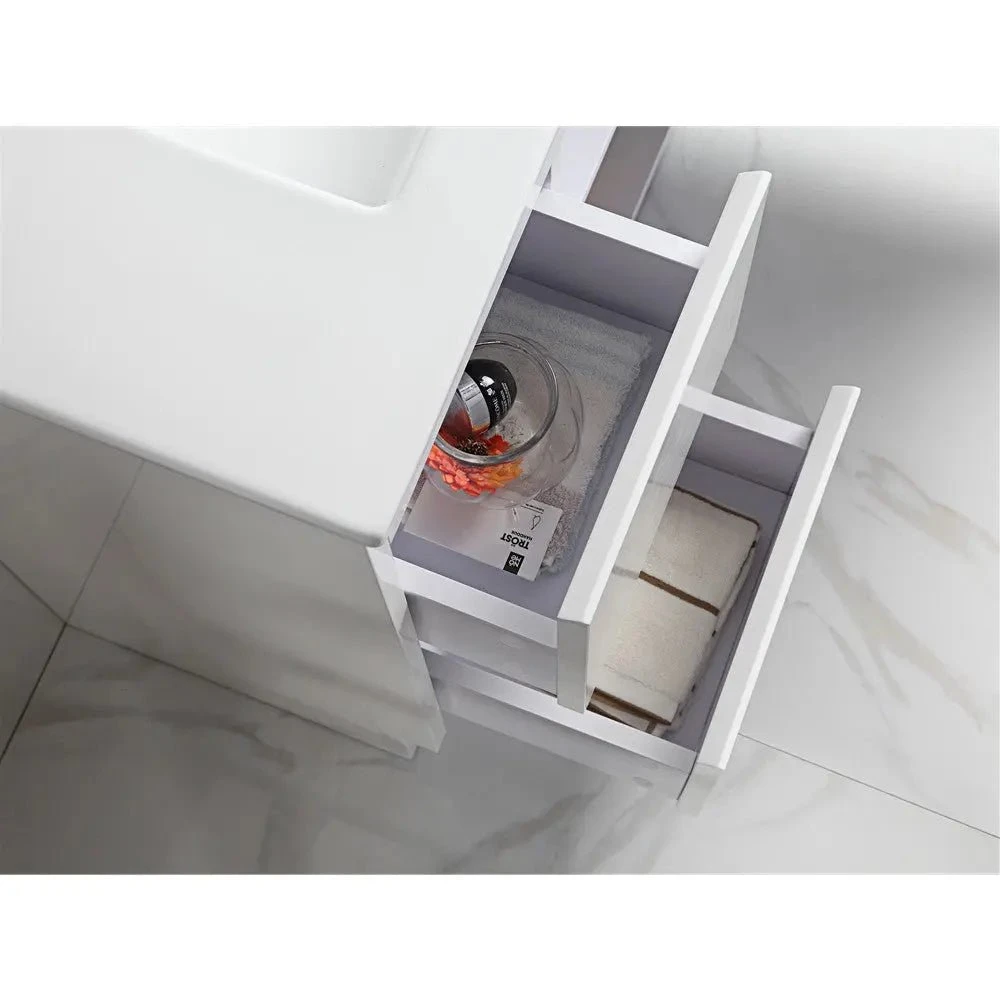 Maya Gloss White Wall Hung 360mm Depth Vanity 600mm 750mm 900mm 6 Maya Gloss White Wall Hung 360mm Depth Vanity 600mm 750mm 900mm - Image 6