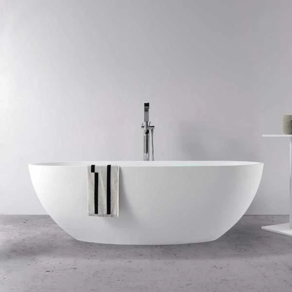 Maya Solid Surface Freestanding Bathtub | Fifth Avenue 1 Maya Solid Surface Freestanding Bathtub | Fifth Avenue