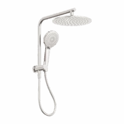 MECCA 2 IN 1 TWIN SHOWER | Nero -HERA BATHWARE mecca 2 in 1 twin shower nerobrushed nickelshower setnero tapware 864566