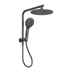 MECCA 2 IN 1 TWIN SHOWER | Nero -HERA BATHWARE mecca 2 in 1 twin shower nerogun metalshower setnero tapware 998454