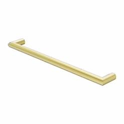 MECCA 240V Single Heated Towel Rail 11 MECCA 240V Single Heated Towel Rail -HERA BATHWARE mecca 240v single heated towel railbrushed goldnero tapware 502253