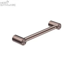 MECCA CARE 25MM GRAB RAIL 300MM -HERA BATHWARE mecca care 25mm grab rail 300mmbrushed bronzegrab railnero tapware 248389