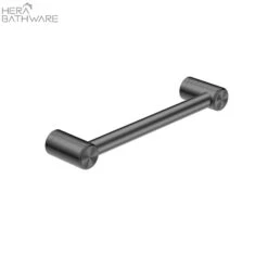 MECCA CARE 25MM GRAB RAIL 300MM -HERA BATHWARE mecca care 25mm grab rail 300mmgun metalgrab railnero tapware 519431