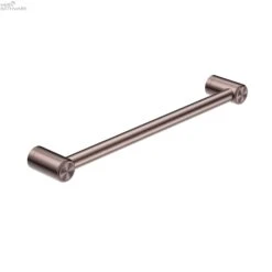 MECCA CARE 25MM GRAB RAIL 450MM -HERA BATHWARE mecca care 25mm grab rail 450mmbrushed bronzegrab railnero tapware 193222