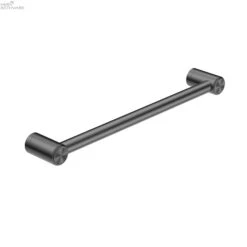 MECCA CARE 25MM GRAB RAIL 450MM -HERA BATHWARE mecca care 25mm grab rail 450mmgun metalgrab railnero tapware 615659
