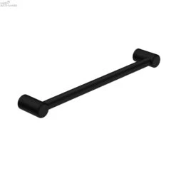 MECCA CARE 25MM GRAB RAIL 450MM -HERA BATHWARE mecca care 25mm grab rail 450mmmatte blackgrab railnero tapware 728887