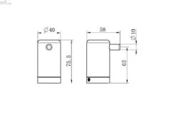 Mecca Care 25mm Wall Hook -HERA BATHWARE mecca care 25mm wall hookbrushed bronzerobe hooksnero tapware 694565