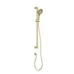 Mecca Care 32mm Grab Rail And Adjustable Shower Rail Set 900mm -HERA BATHWARE mecca care 32mm grab rail and adjustable shower rail set 900mmbrushed goldshower railsnero tapware 233116