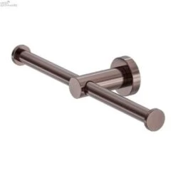 MECCA Double Toilet Roll Holders -HERA BATHWARE mecca double toilet roll holdersbrushed bronzetoilet roll holdersnero tapware 711497