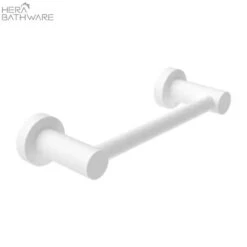 MECCA Hand Towel Rail -HERA BATHWARE mecca hand towel railmatte whitehand towel railnero tapware 459628