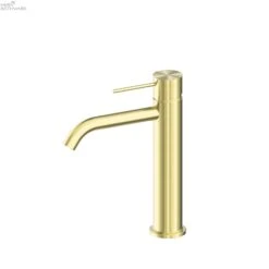 MECCA Mid Tall Basin Mixers -HERA BATHWARE mecca mid tall basin mixersbrushed goldbasin mixernero tapware 198081