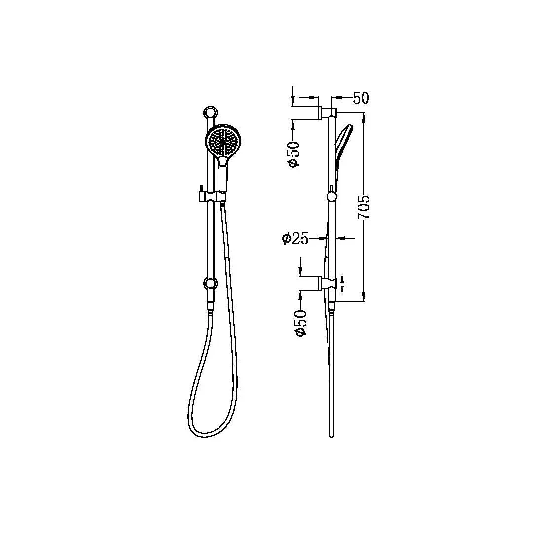 Mecca Rail Shower With Air Shower II 8 Mecca Rail Shower With Air Shower II - Image 8