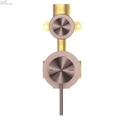 MECCA Shower Mixer With Diverter -HERA BATHWARE mecca shower mixer with diverterwithout platebrushed bronzeshower mixernero tapware 463871