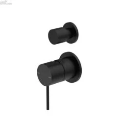 MECCA Shower Mixer With Diverter -HERA BATHWARE mecca shower mixer with diverterwithout platematte blackshower mixernero tapware 531425