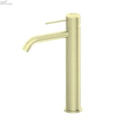 MECCA Tall Basin Mixer 11 MECCA Tall Basin Mixer -HERA BATHWARE mecca tall basin mixerbrushed goldtall basin mixernero tapware 483043