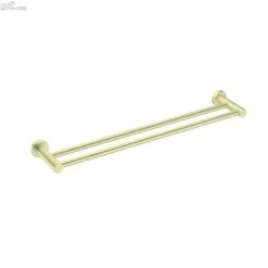 MECCA Towel Rail 600mm Double/Single 22 MECCA Towel Rail 600mm Double/Single -HERA BATHWARE mecca towel rail 600mm doublesinglebrushed golddouble towel railtowel railnero tapware 556540