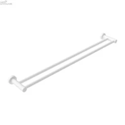 MECCA Towel Rail 600mm Double/Single 26 MECCA Towel Rail 600mm Double/Single -HERA BATHWARE mecca towel rail 600mm doublesinglematte whitedouble towel railtowel railnero tapware 482507