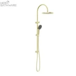 Mecca Twin Shower With Air Shower II 27 Mecca Twin Shower With Air Shower II -HERA BATHWARE mecca twin shower with air shower iibrushed goldshower setnero tapware 971317