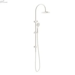 MECCA Twin Shower With Air Shower -HERA BATHWARE mecca twin shower with air showerbrushed nickelshower setnero tapware 841003