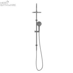 MECCA Twin Shower With Opal Shower -HERA BATHWARE mecca twin shower with opal showergun metalshower setnero tapware 307305