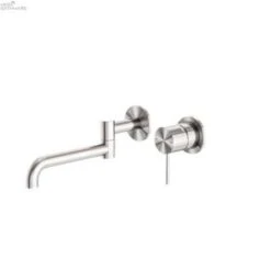 MECCA Wall Basin Mixers 225mm -HERA BATHWARE mecca wall basin mixers 225mmbrushed nickelwall basin mixernero tapware 649974