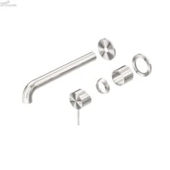 Mecca Wall Basin/Bath Mixer With Seperate Plate Trim Kits Only 11 Mecca Wall Basin/Bath Mixer With Seperate Plate Trim Kits Only -HERA BATHWARE mecca wall basinbath mixer with seperate plate trim kits only120mmbrushed nickelwall basin mixernero tapware 688790