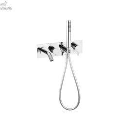 MECCA Wall Mount Bath Mixer With Hand Shower
