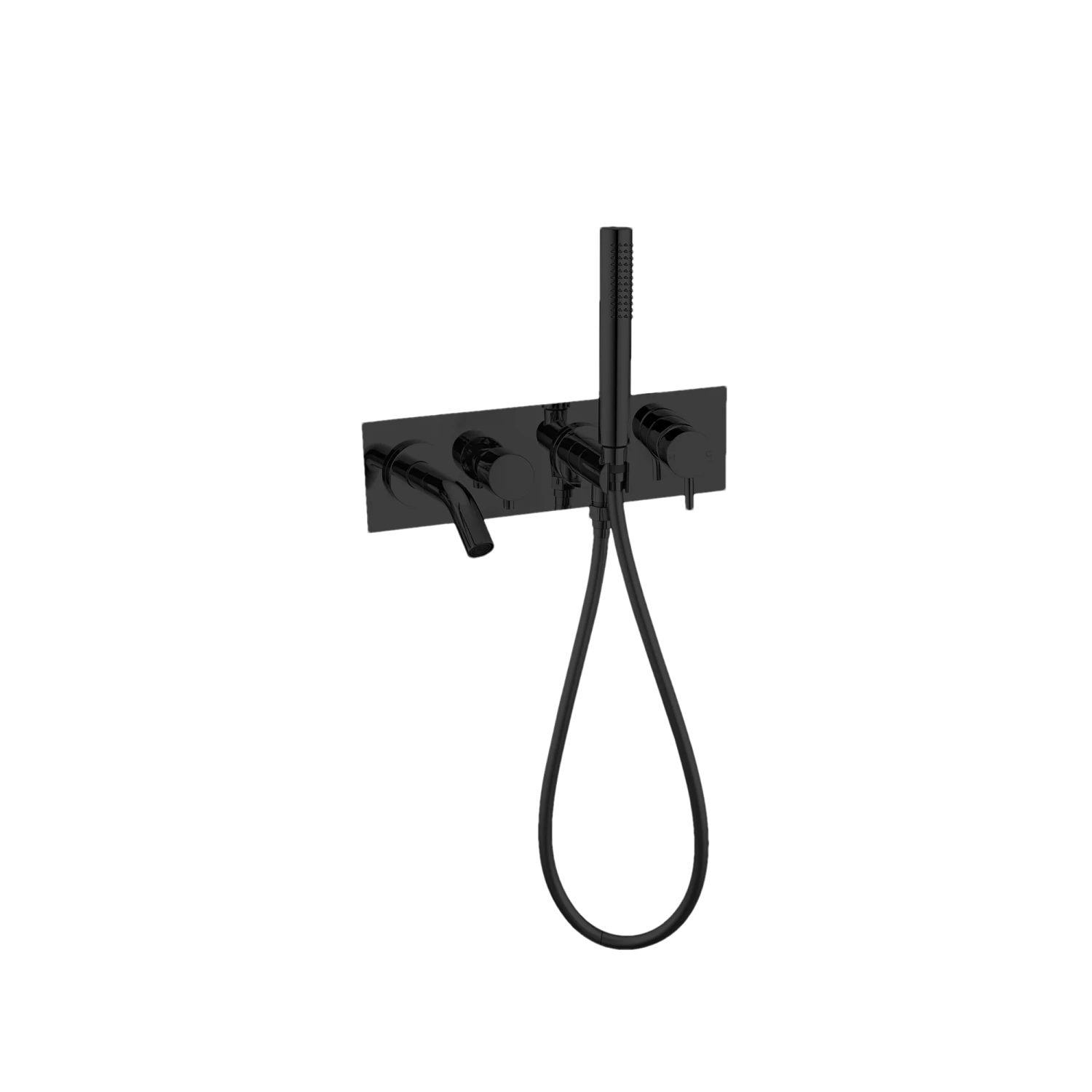 MECCA Wall Mount Bath Mixer With Hand Shower 2 MECCA Wall Mount Bath Mixer With Hand Shower - Image 2