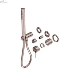 MECCA Wall Mount Handshower Divertor System Seperate - Trim Kits -HERA BATHWARE mecca wall mount handshower divertor system seperate trim kitsbrushed bronzeshower railsnero tapware 620998