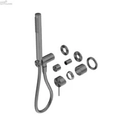 MECCA Wall Mount Handshower Divertor System Seperate - Trim Kits -HERA BATHWARE mecca wall mount handshower divertor system seperate trim kitsgun metalshower railsnero tapware 921526