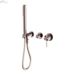 MECCA Wall Mount Handshower Divertor System Seperate -HERA BATHWARE mecca wall mount handshower divertor system seperatebrushed bronzeshower railsnero tapware 152485