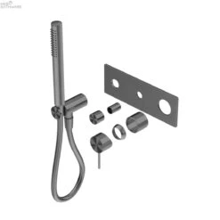 MECCA Wall Mount Handshower Divertor System - Trim Kits 11 MECCA Wall Mount Handshower Divertor System - Trim Kits -HERA BATHWARE mecca wall mount handshower divertor system trim kitsgun metalshower railsnero tapware 552854