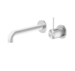 MECCA Wall-Up Basin Mixer Spout Seperate 120-260mm 10 MECCA Wall-Up Basin Mixer Spout Seperate 120-260mm -HERA BATHWARE mecca wall up basin mixer spout seperate 120 260mm120mmbrushed nickelwall basin mixernero tapware 858054