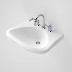 MEDICAL Wall Basin (GERMGARD®) | CAROMA 6 MEDICAL Wall Basin (GERMGARD®) | CAROMA -HERA BATHWARE medical wall basin germgard caroma3 tap holebasincaroma 160940