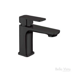 Mia Basin Mixer - Chrome / Matte Black
