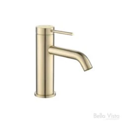 Mica Basin Mixer - Chrome, Black, Brushed Nickel, Gunmetal, French Gold -HERA BATHWARE mica basin mixer chrome black brushed nickel gunmetal french goldbrushed goldbasin mixerbella vista 392028