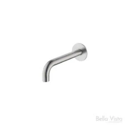Mica Bath Spout 160mm -HERA BATHWARE mica bath spout 160mmbrushed nickelbath spoutbella vista 990025