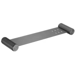 Mica Fluted Stainless Shelf – 400mm -HERA BATHWARE mica fluted stainless shelf 400mmgun metalbathroom accessoriesbella vista 626132