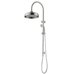 Mica Heritage Dual Shower Rail -HERA BATHWARE mica heritage dual shower railbrushed nickelbella vista 769862