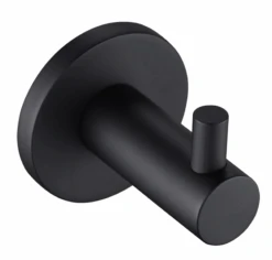 Mica Robe Hook -HERA BATHWARE mica robe hookmatte blackrobe hookbella vista 341639