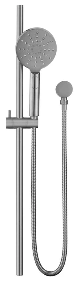 Mica Shower Rail -HERA BATHWARE mica shower railbrushed nickelhand showerbella vista 271097