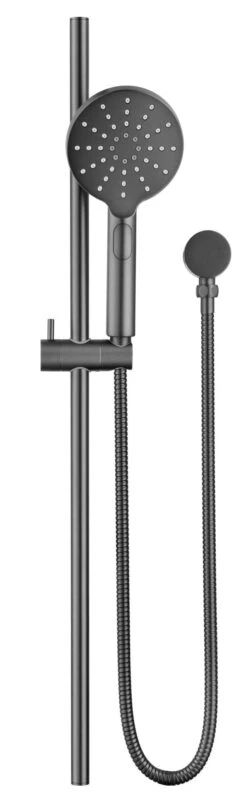 Mica Shower Rail -HERA BATHWARE mica shower railgunmetalhand showerbella vista 855336