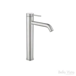Mica Tall Basin Mixer - Chrome, Black, Brushed Nickel, Gunmetal, French Gold -HERA BATHWARE mica tall basin mixer chrome black brushed nickel gunmetal french goldbrushed nickeltall basin mixerbella vista 911822