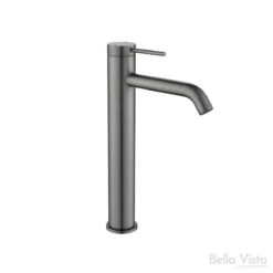 Mica Tall Basin Mixer - Chrome, Black, Brushed Nickel, Gunmetal, French Gold -HERA BATHWARE mica tall basin mixer chrome black brushed nickel gunmetal french goldgun metaltall basin mixerbella vista 891601