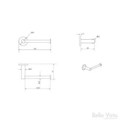 Mica Toilet Paper Holder -HERA BATHWARE mica toilet paper holderchromebella vista 247798