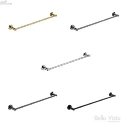 Mica - Towel Rail 800mm -HERA BATHWARE mica towel rail 800mmsingle towel railchrometowel railbella vista 993323