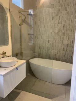 Milano Radius Walk In Frameless Shower Fixed Panel | Convex -HERA BATHWARE milano radius walk in frameless shower fixed panel convex900mmshower screenconvex 807912