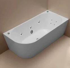 Millan Corner To Right 1500/1700mm Spa Bathtub