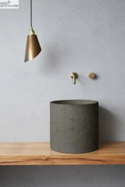 Millie Raw Basin (formerly Malta) -HERA BATHWARE millie raw basin formerly maltamidtone greynood co 480372